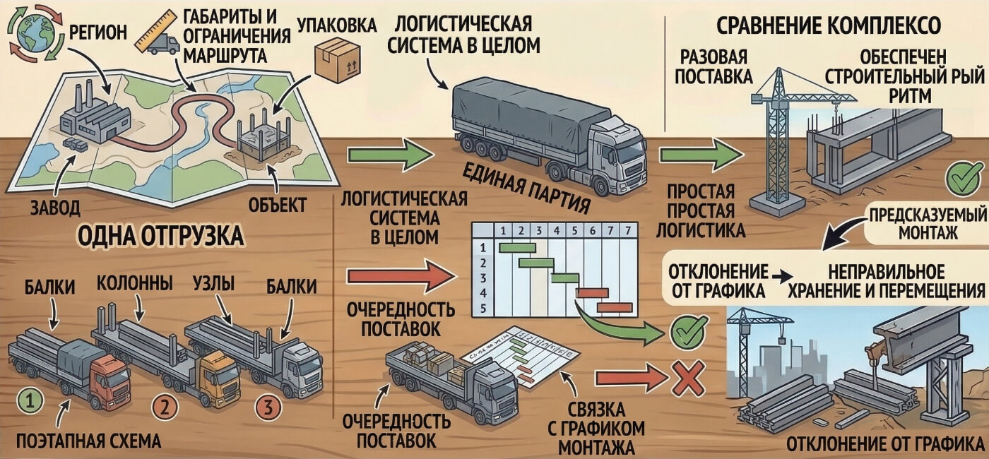 Логистика и схема поставки